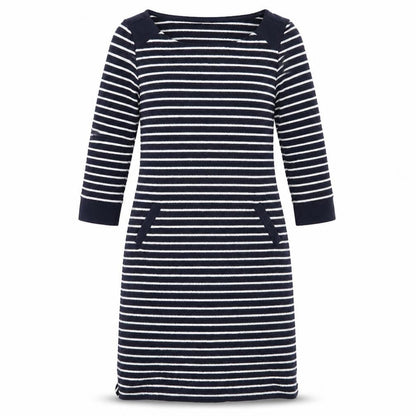 Per Una Womens Blue Striped  Fit & Flare  Size 8