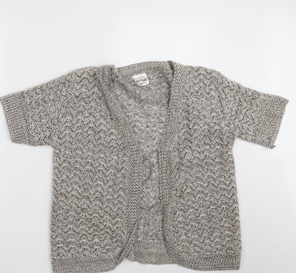 Womens UK Size M Pulse Beige Wrap Jumper