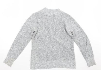M&Co. Womens Grey  Knit Pullover Jumper Size S