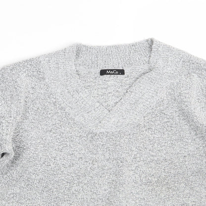 M&Co. Womens Grey  Knit Pullover Jumper Size S