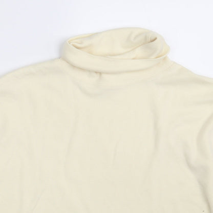Mens UK Size One Size Preworn Ivory Pullover Sweatshirt