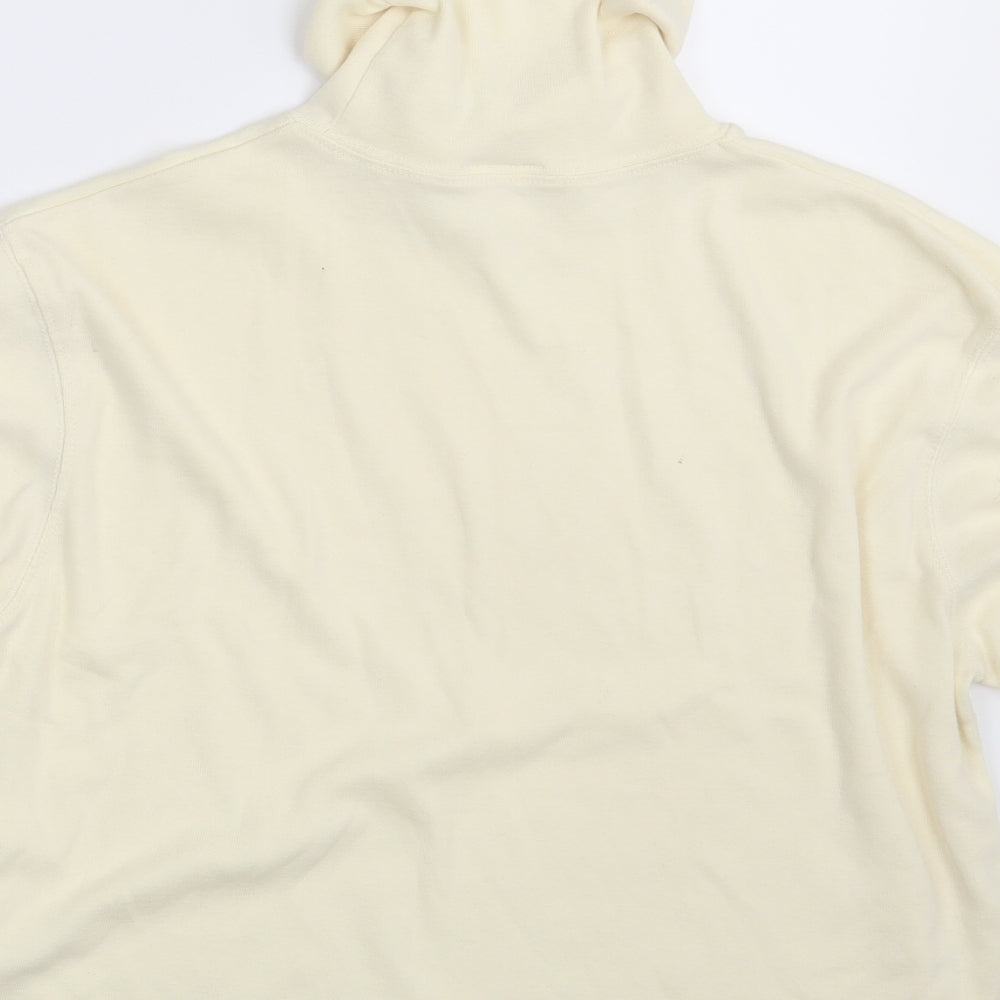 Mens UK Size One Size Preworn Ivory Pullover Sweatshirt
