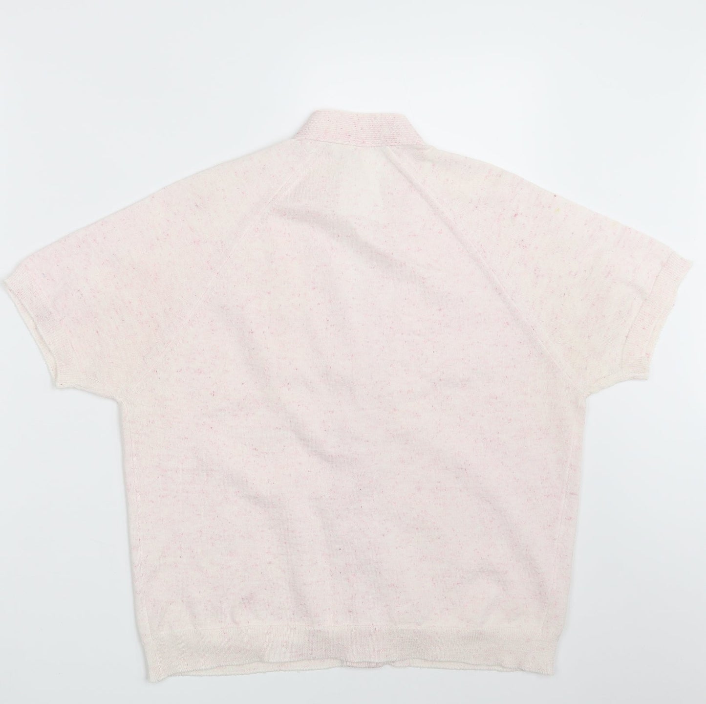 Womens UK Size One Size Preworn Pink Cardigan Jumper