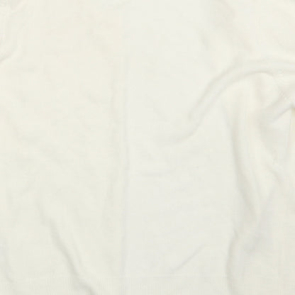 Womens UK Size 12 M&S Ivory Cardigan Jumper