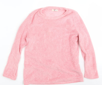Primark Womens Pink  Knit Pullover Jumper Size 10  - Lounge Wear