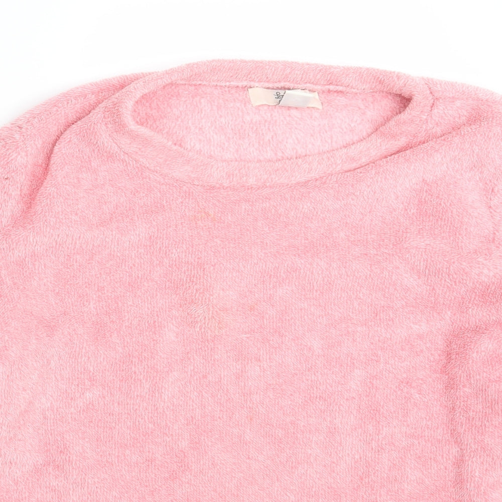 Primark Womens Pink  Knit Pullover Jumper Size 10  - Lounge Wear