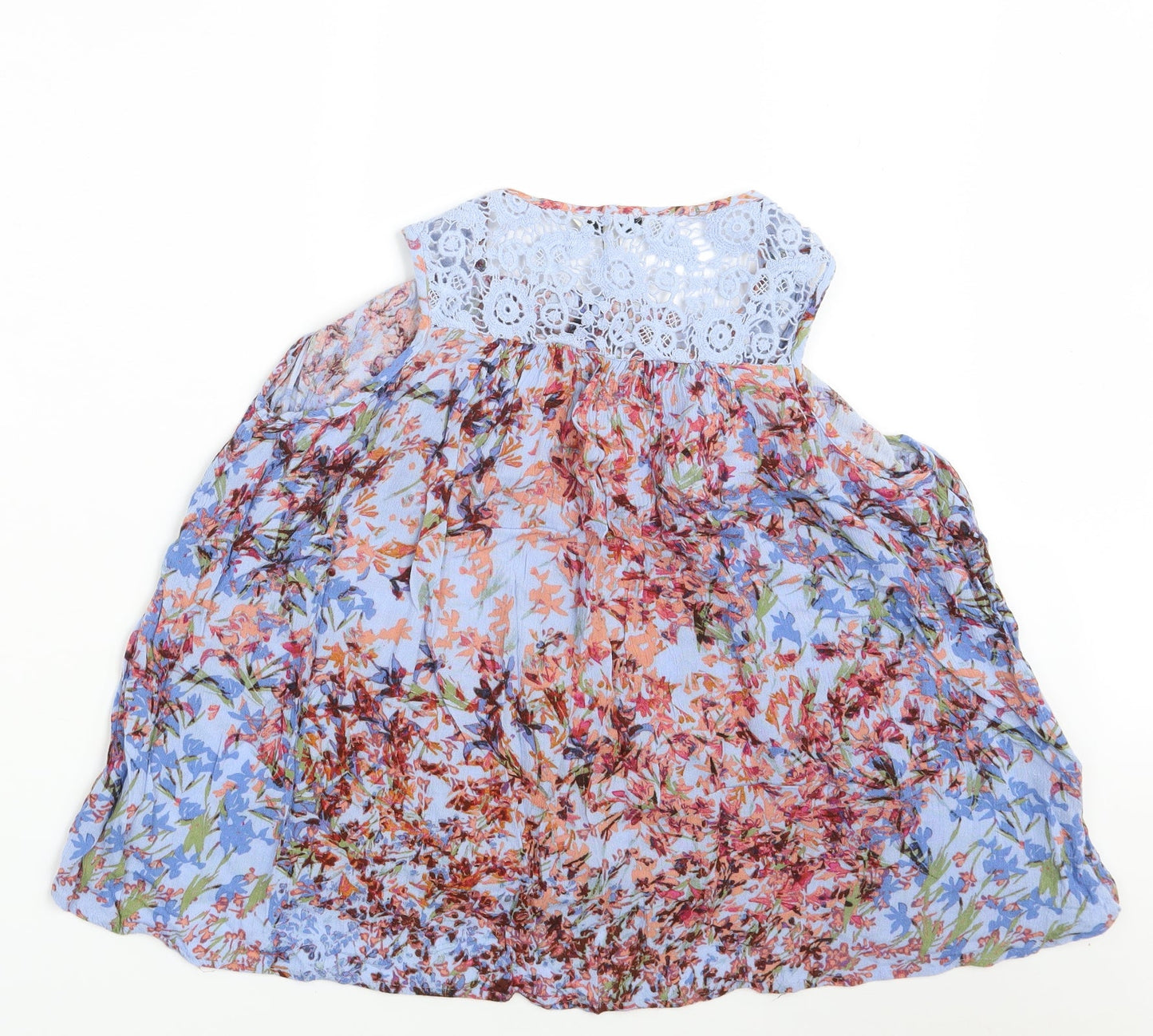 Womens UK Size 10 NEXT Multicoloured Basic Blouse