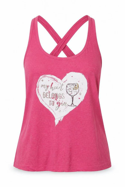 Womens UK Size 8 Peacocks Pink Basic Tank