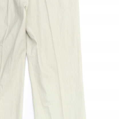 STOOTOP Womens Beige   Trousers  Size 28 in L30 in
