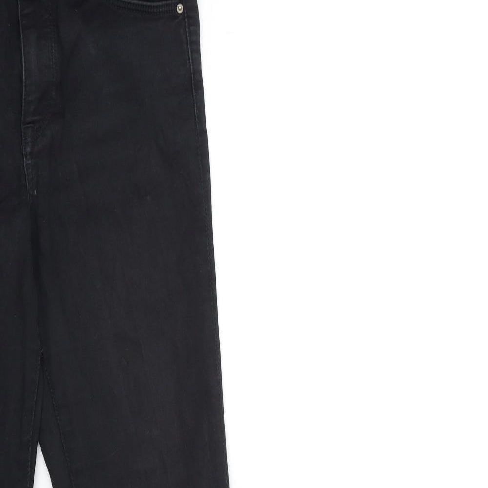 Womens UK Size 30 in H&M Regular Fit Skinny Black Jeans