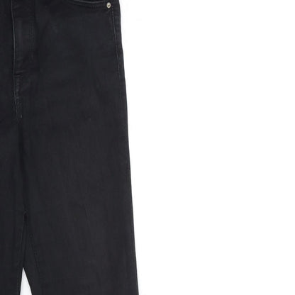 Womens UK Size 30 in H&M Regular Fit Skinny Black Jeans