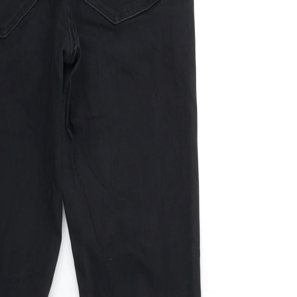 Womens UK Size 30 in H&M Regular Fit Skinny Black Jeans
