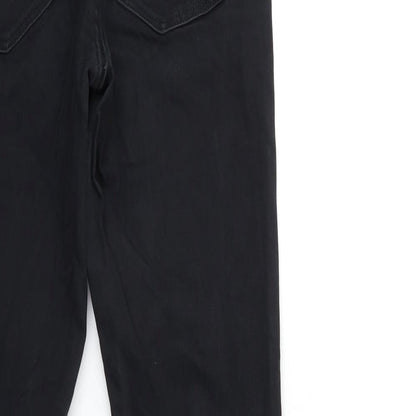 Womens UK Size 30 in H&M Regular Fit Skinny Black Jeans