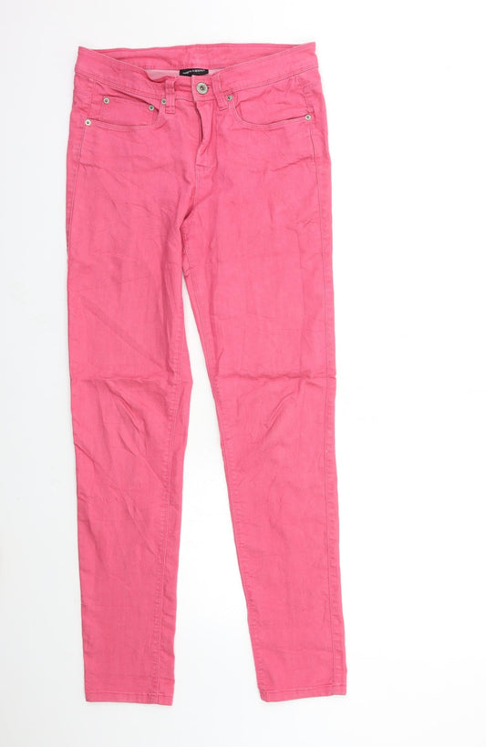 ESMARA Womens Pink  Denim Skinny Jeans Size 36 in L30 in