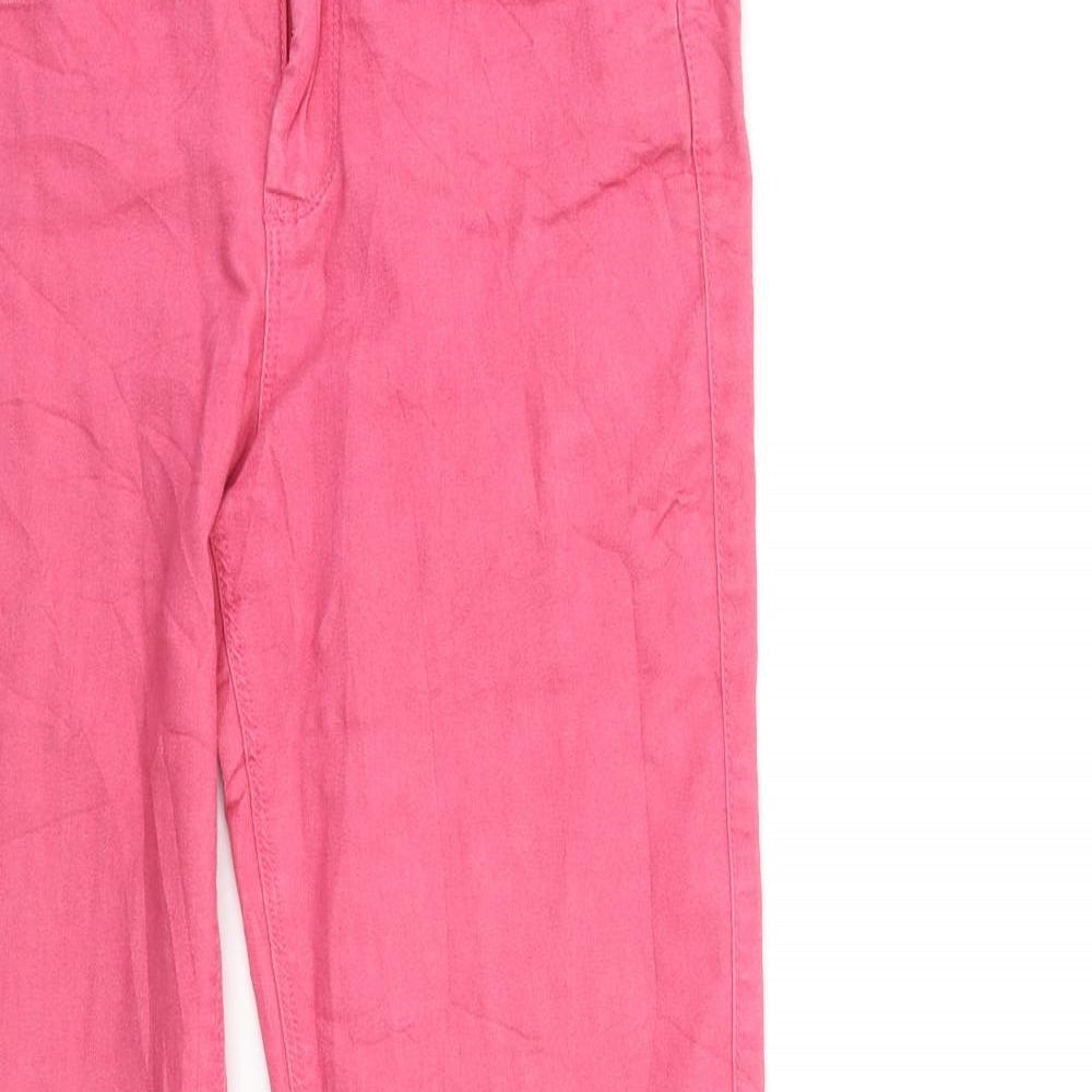 ESMARA Womens Pink  Denim Skinny Jeans Size 36 in L30 in
