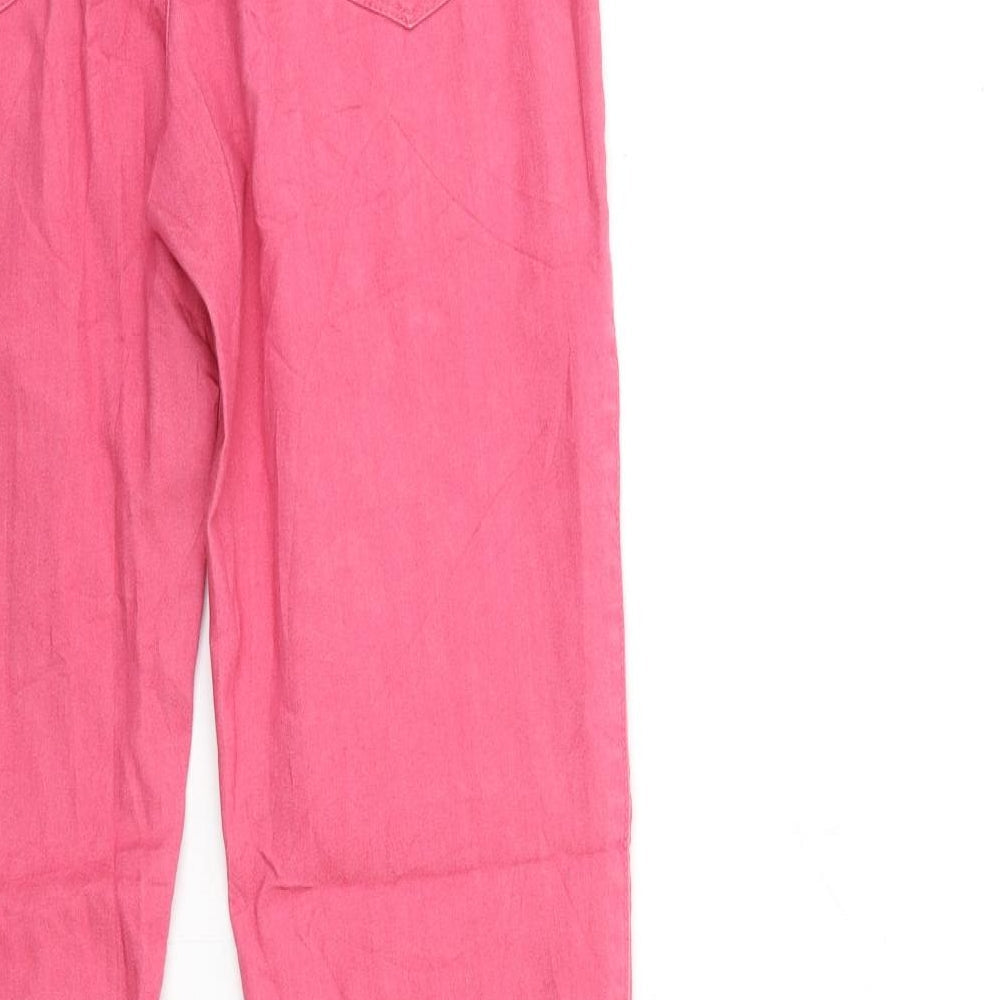 ESMARA Womens Pink  Denim Skinny Jeans Size 36 in L30 in