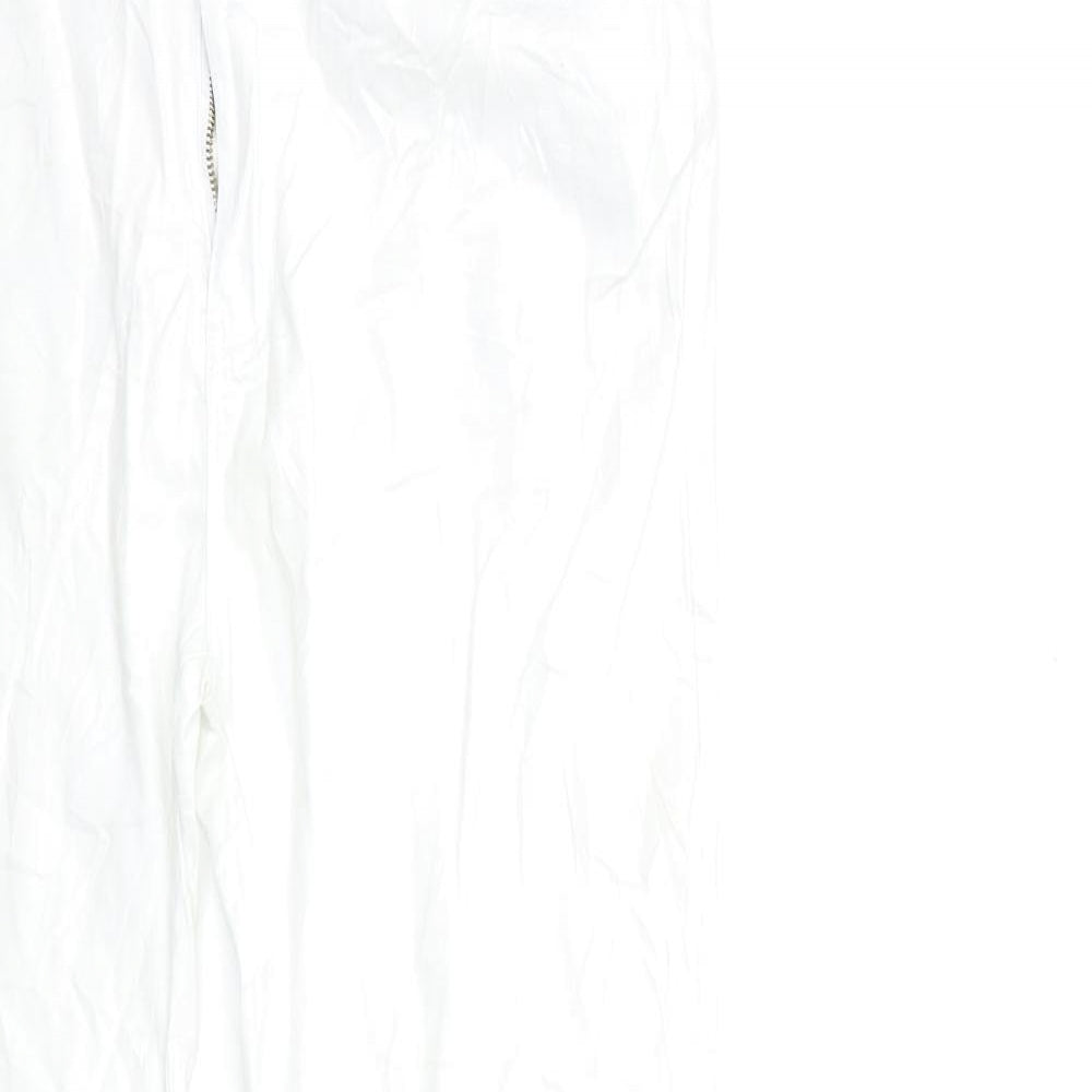 miss cherry Womens White  Denim Straight Jeans Size 38 in L30 in