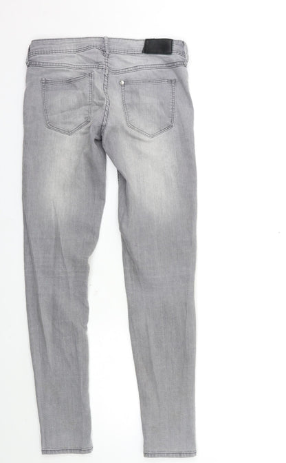 Womens UK Size 26 in H&M Regular Fit Skinny Grey Jeans