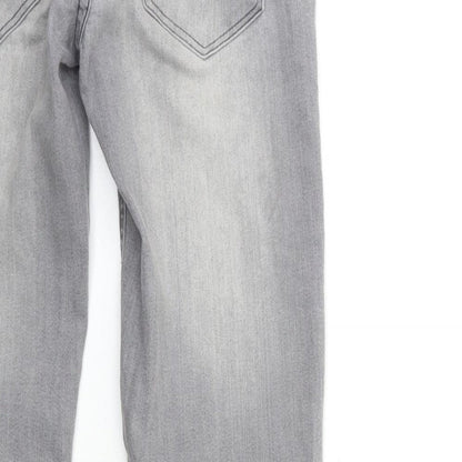 Womens UK Size 26 in H&M Regular Fit Skinny Grey Jeans