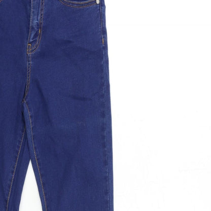 Denim & Co. Womens Blue  Denim Skinny Jeans Size 8 L27 in