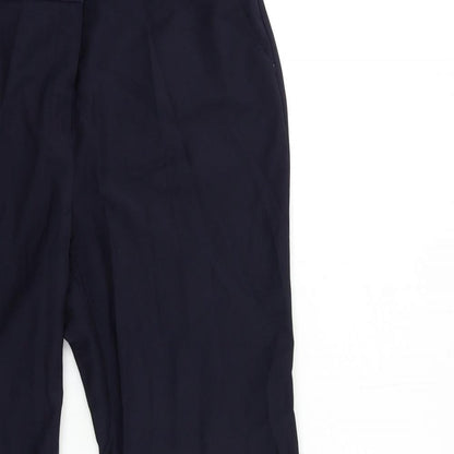 Womens UK Size 16 Marks and Spencer Regular Fit  Blue Trousers