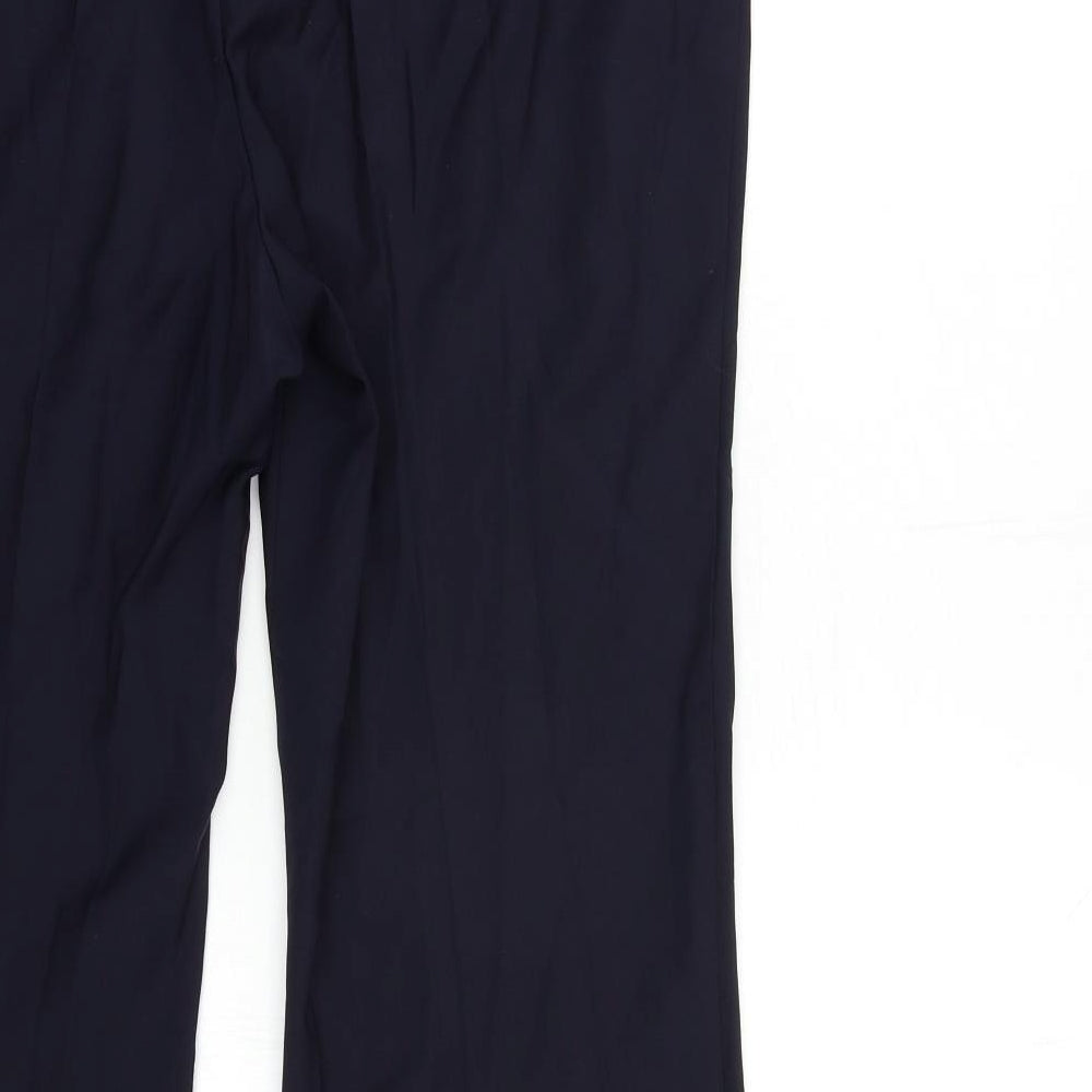 Womens UK Size 16 Marks and Spencer Regular Fit  Blue Trousers