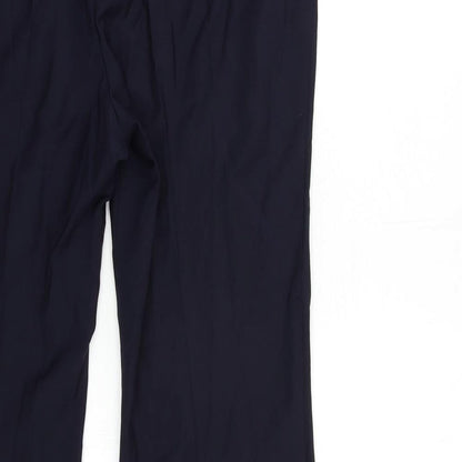 Womens UK Size 16 Marks and Spencer Regular Fit  Blue Trousers