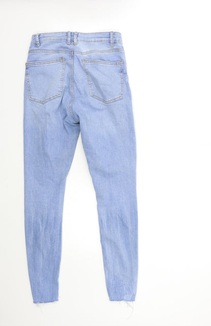 Denim & Co. Womens Blue  Denim Skinny Jeans Size 8 L28 in