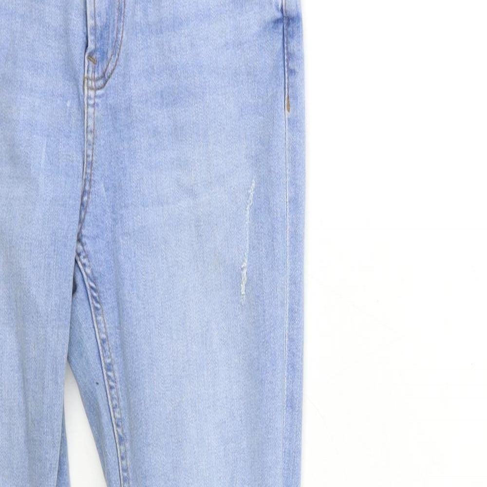 Denim & Co. Womens Blue  Denim Skinny Jeans Size 8 L28 in