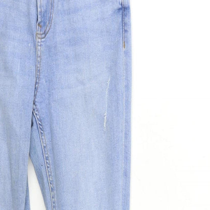 Denim & Co. Womens Blue  Denim Skinny Jeans Size 8 L28 in