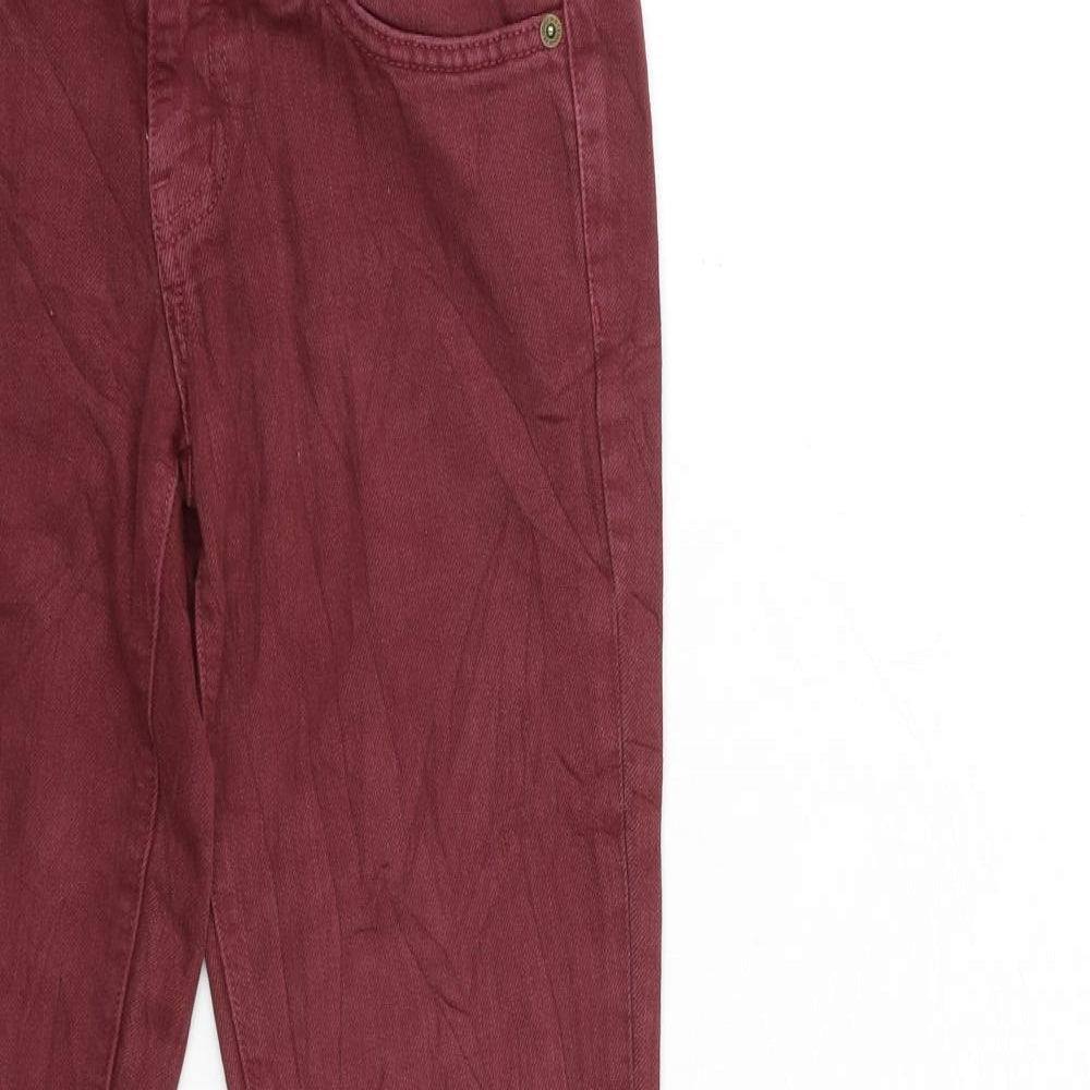 Current Elliott Womens Red  Denim Skinny Jeans Size 28 in L32 in