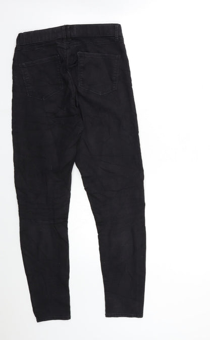 TopSecret Womens Black  Denim Jegging Jeans Size 8 L27 in
