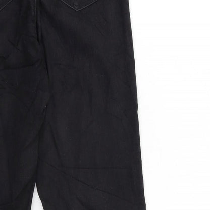 TopSecret Womens Black  Denim Jegging Jeans Size 8 L27 in