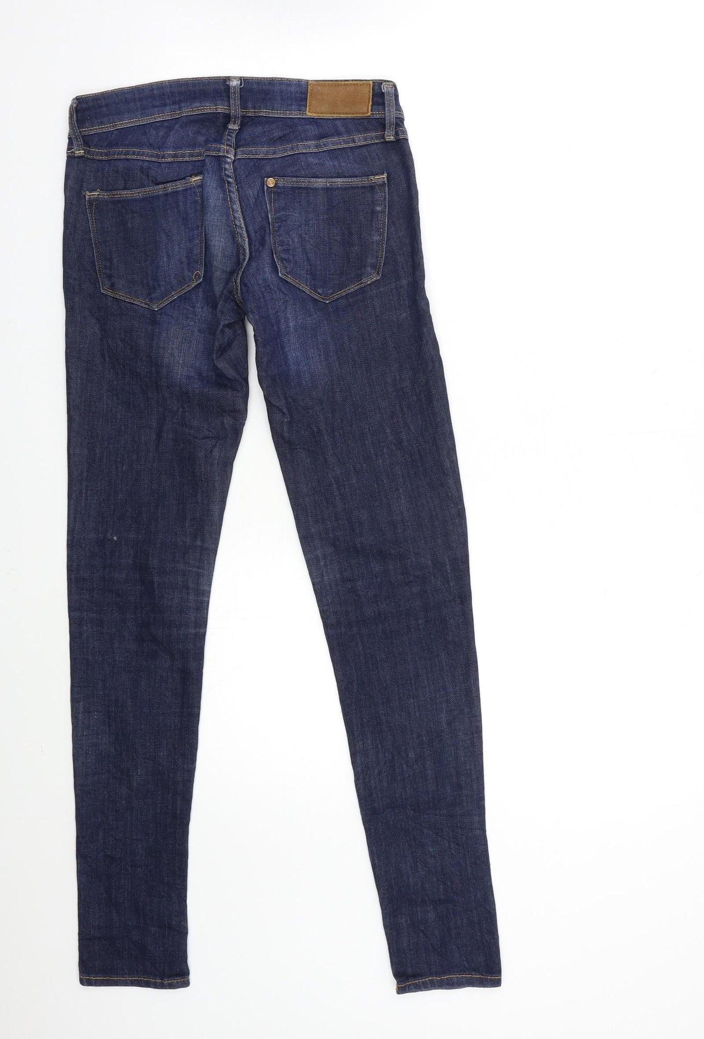 Womens UK Size 25 in H&M Regular Fit Skinny Blue Jeans