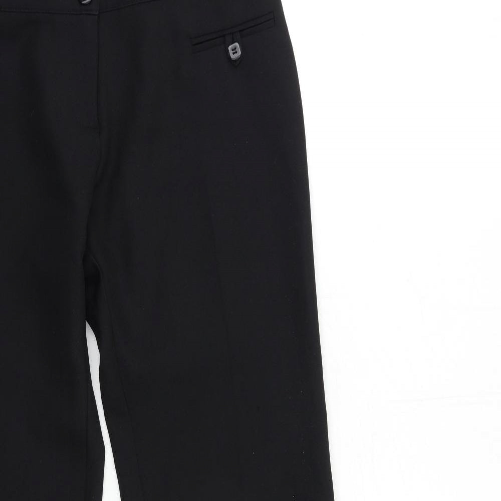F&F Womens Black   Trousers  Size 10 L30 in