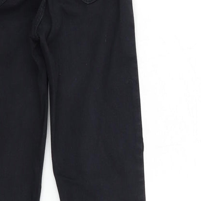 Topshop Womens Black  Denim Skinny Jeans Size 28 in L32 in