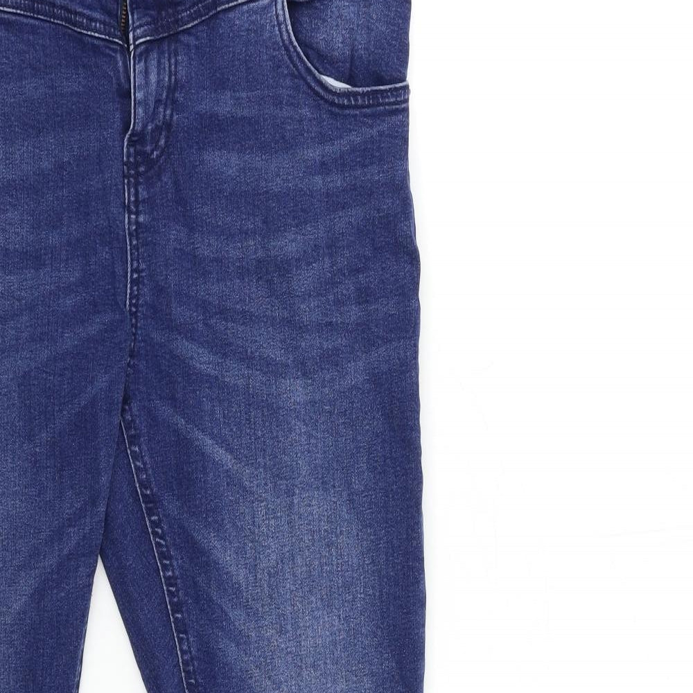 Womens UK Size 34 in M-17 Regular Fit Skinny Blue Jeans