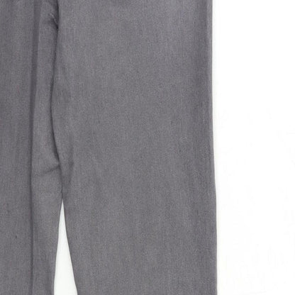 Denim & Co. Womens Grey  Denim Skinny Jeans Size 10 L31 in