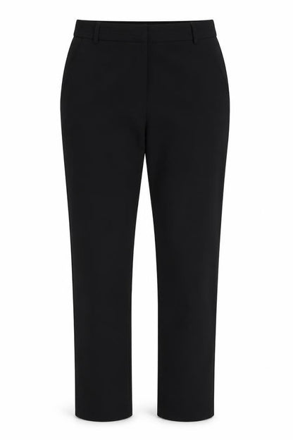 Front view of Primark women’s black snow pants trousers, size UK 10, 27-inch leg