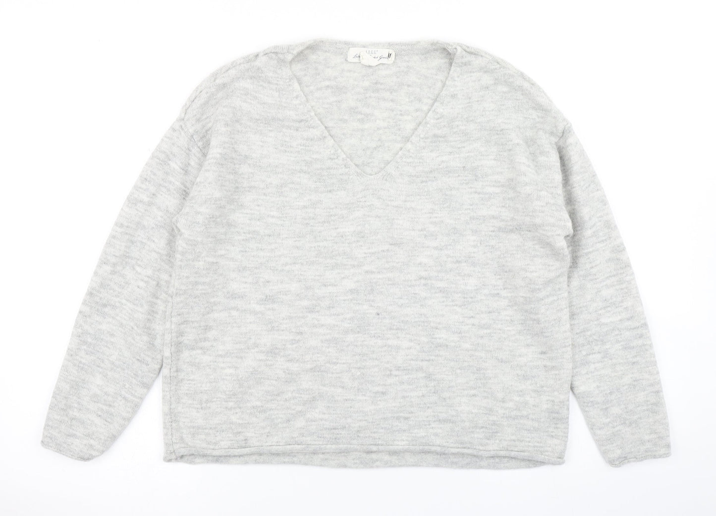 Womens UK Size M H&M Grey Pullover Jumper