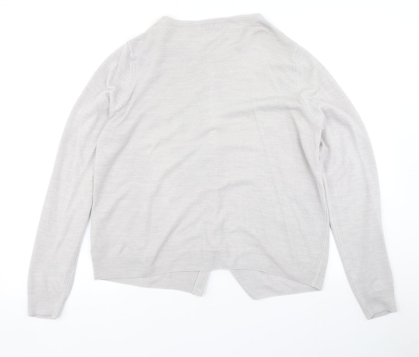 Classic Womens Grey  Knit Cardigan Jumper Size 18