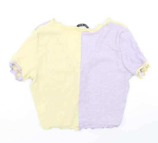 SheIn Womens Purple  Knit Cardigan Jumper Size XS