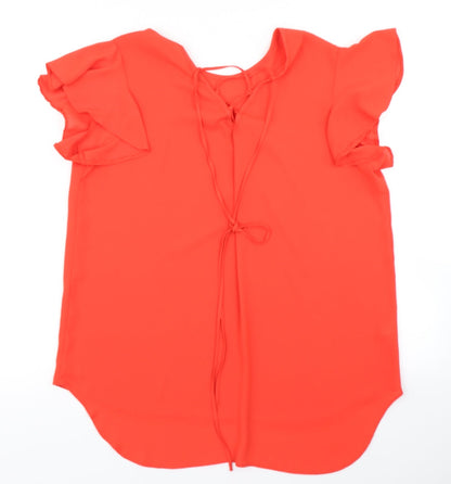 Papaya Womens Red   Basic Blouse Size 14