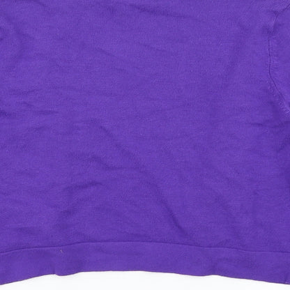 Womens UK Size 10 Collection Purple Cardigan Jumper