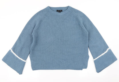 Womens UK Size S New Look Blue Pullover Jumper