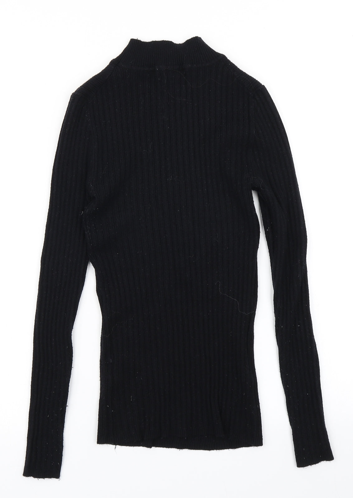 Primark Womens Black  Knit Pullover Jumper Size 12