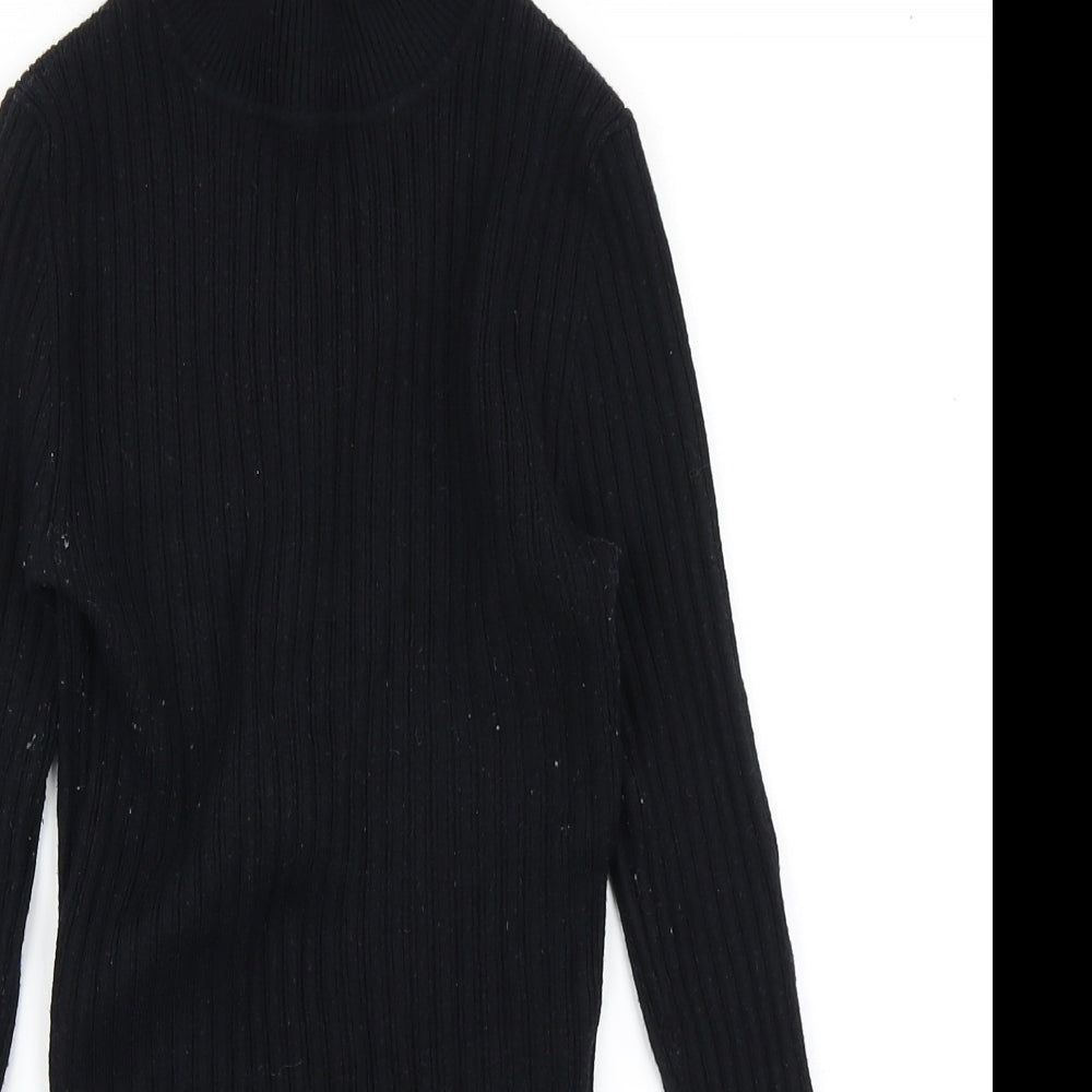 Primark Womens Black  Knit Pullover Jumper Size 12