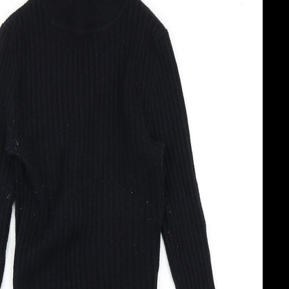 Primark Womens Black  Knit Pullover Jumper Size 12