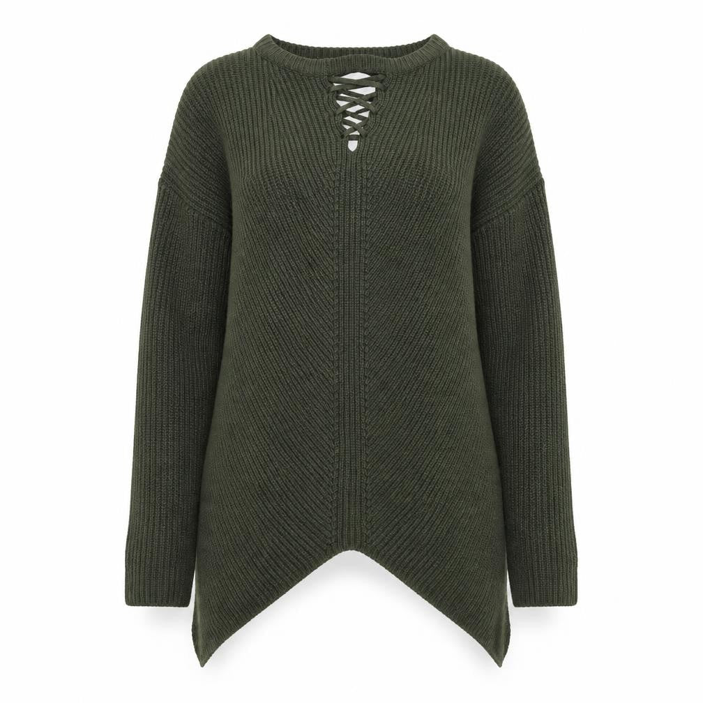 Womens UK Size 10 Select Green Pullover Jumper