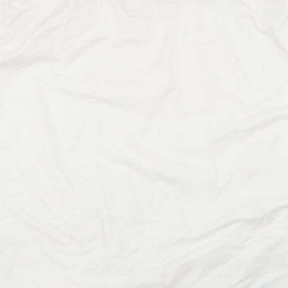 t m jewin Mens White    Dress Shirt Size 38